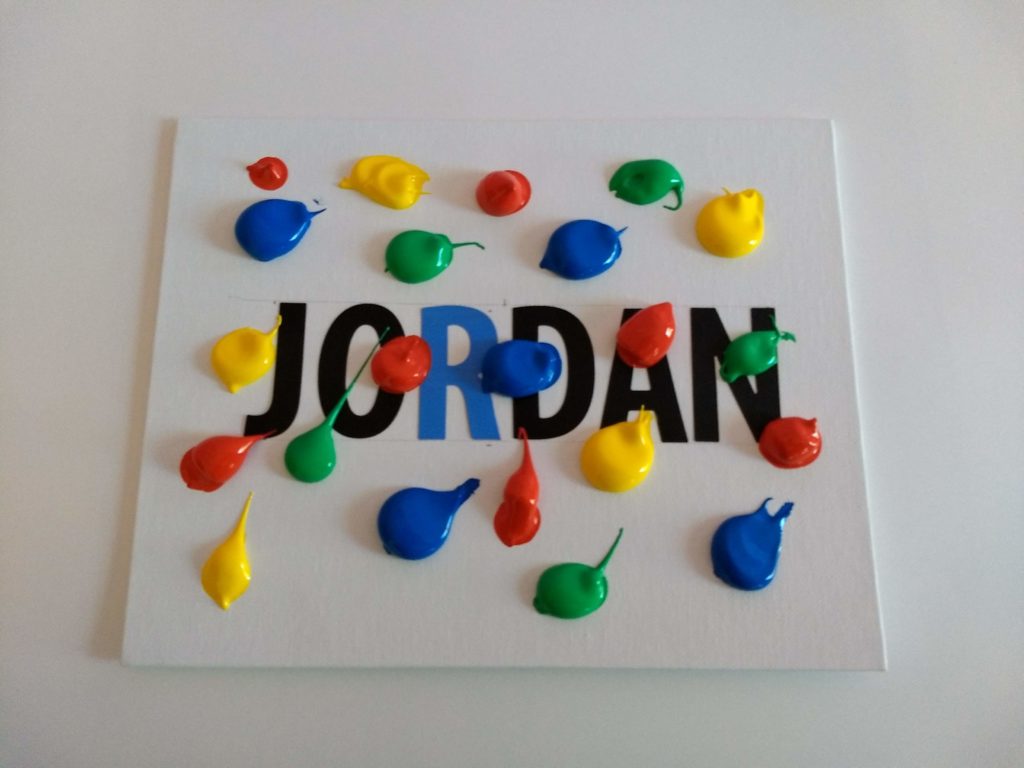 Baby Name Painting Project