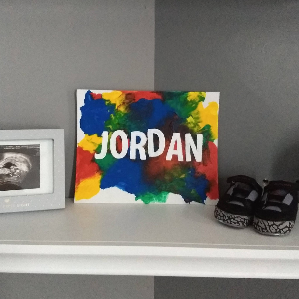 Baby Name Painting Project