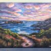 Original oil painting, Meet Me At Our Spot, by Michelle Bold