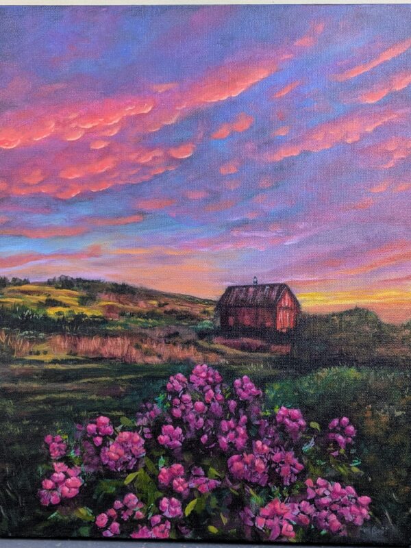 Golden Hour original oil painting by Michelle Bold