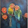 Love Birds original oil painting by Michelle Bold